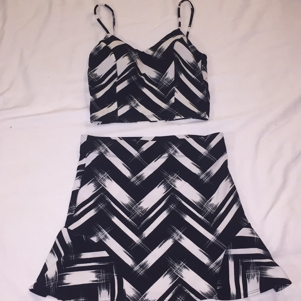 Matching skirt and top set